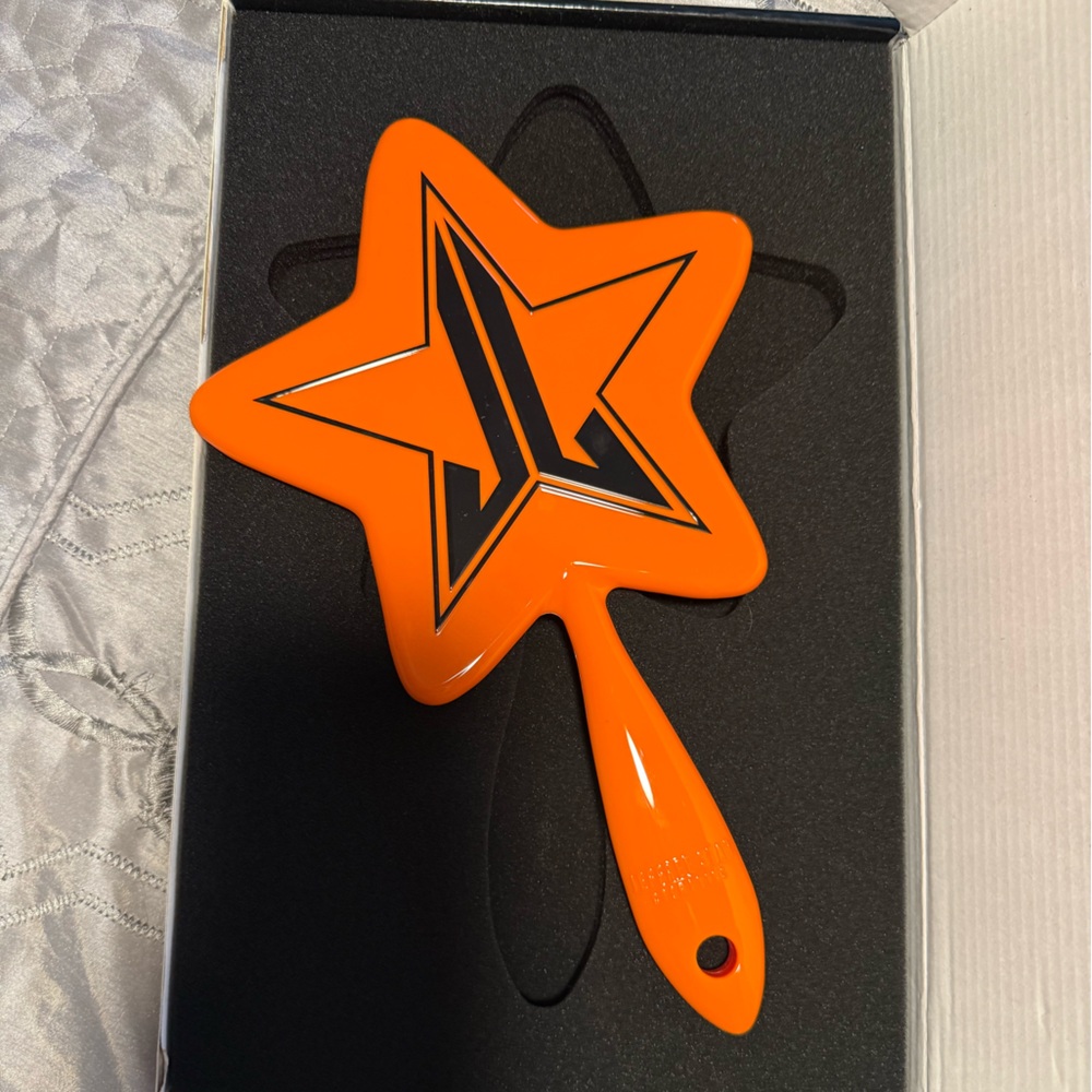 Jeffree Star Orange and Black Hand Mirror